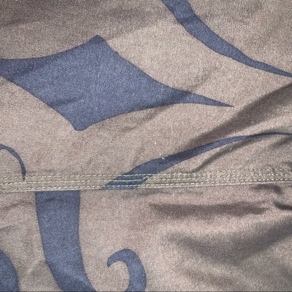 Bathing Suit Khaki Tribal Cobra Snake Pattern Swim Trunks Pool Beach Water Short - Picture 9 of 11